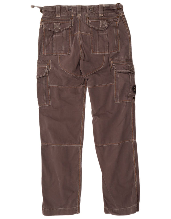 Aeronautica Militare Straight Cargo bukser til mænd IT 50 Large W34 L33 Grå