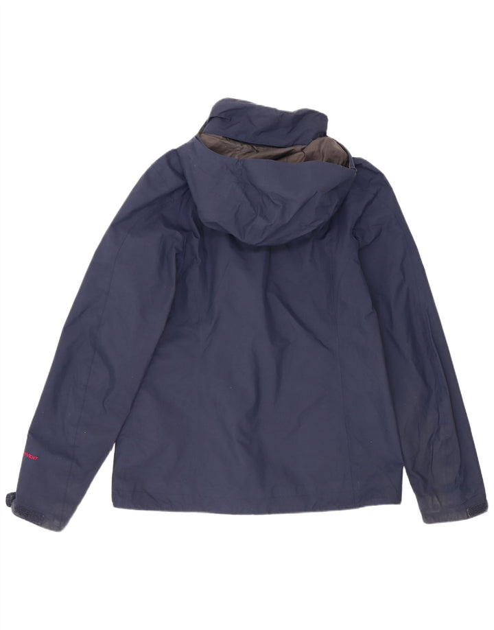 The North Face Dame Hætte Oversized regnjakke UK 10 Small Navy Blue