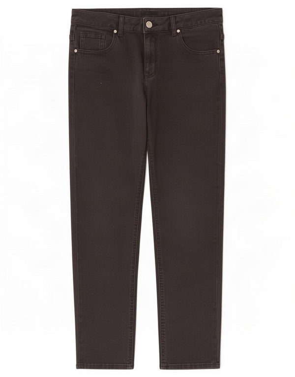 Hobbs Dame Straight Jeans UK 12 Medium W30 L26 Sort Bomuld