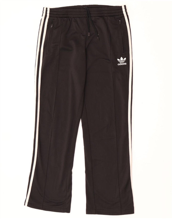 Adidas Dame træningsdragt Bukser UK 40 Large Black Colourblock Polyester
