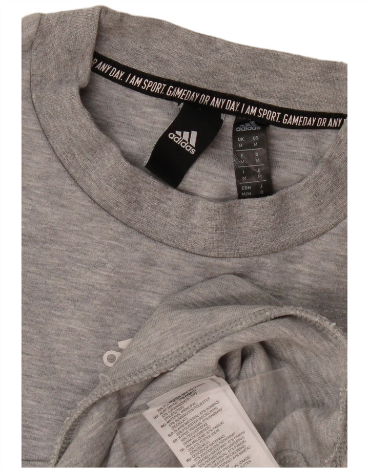 Adidas Sweatshirt-trøje til mænd Medium Grey Flecked Bomuld