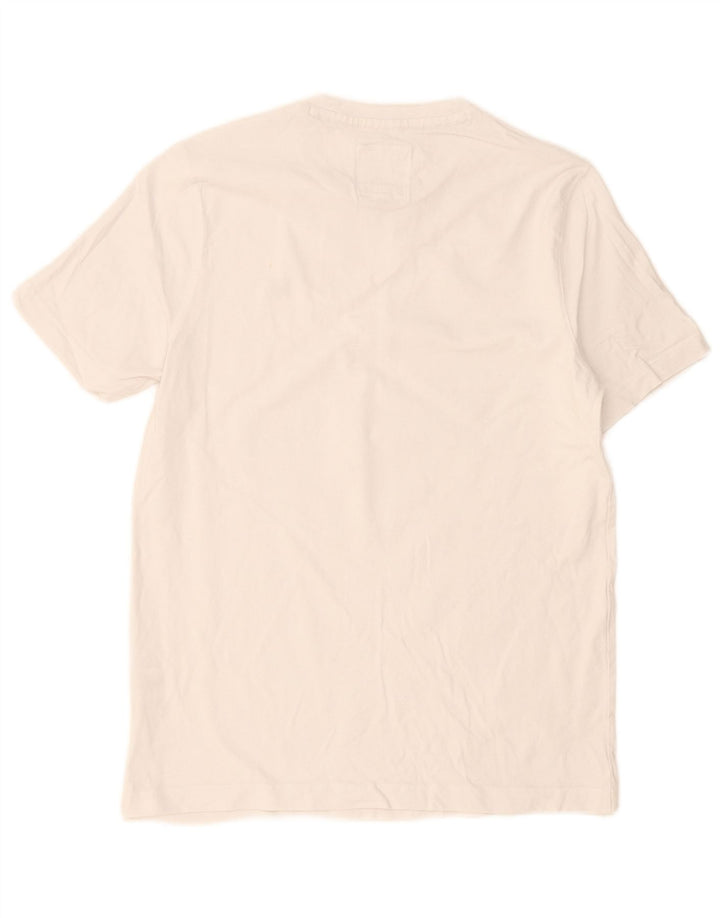 Crew Clothing Herre T-Shirt Top Medium Hvid Bomuld