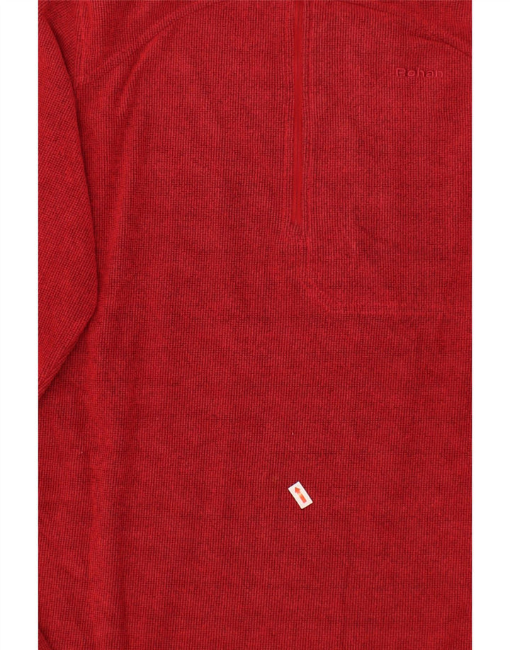 ROHAN Womens Full Zip Fleece Jumper UK 14 Medium Red Polyester Vintage Rohan and Second-Hand Rohan from Messina Hembry 