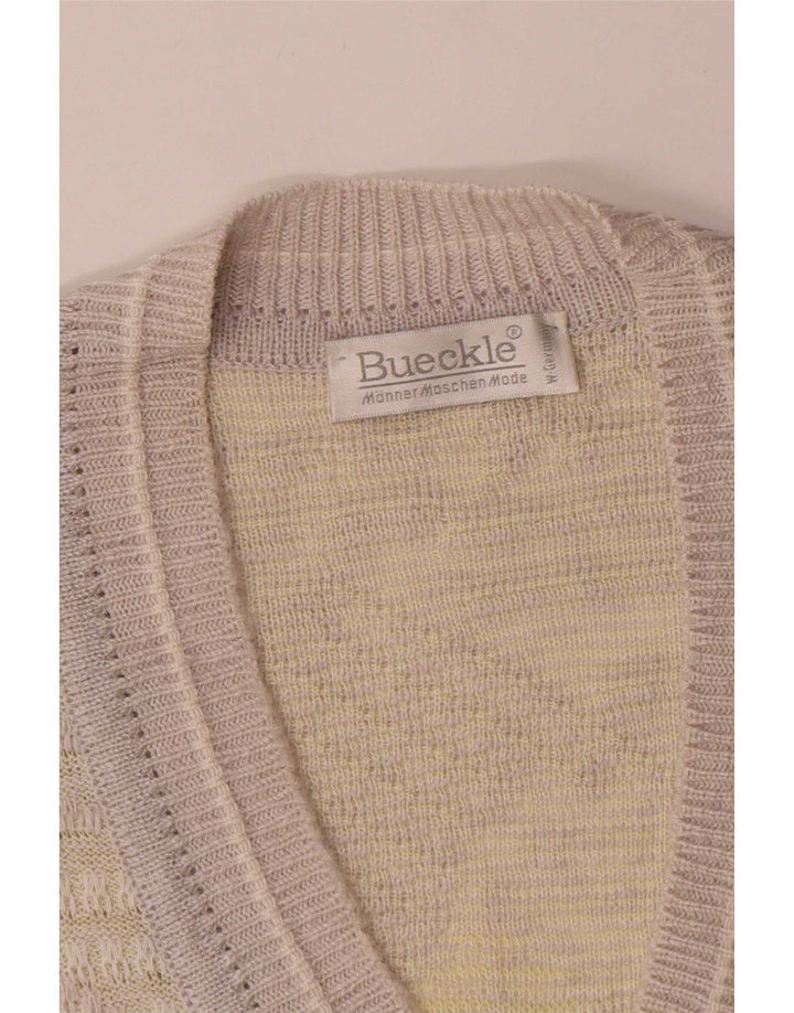 Bueckle Herrevest Tank Top Stor Grå Geometrisk