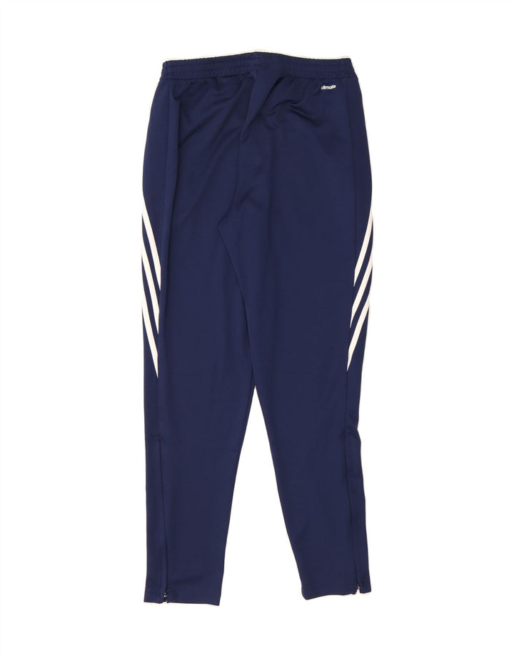ADIDAS Mens Climalite Tracksuit Trousers Medium Navy Blue Cotton Vintage Adidas and Second-Hand Adidas from Messina Hembry 