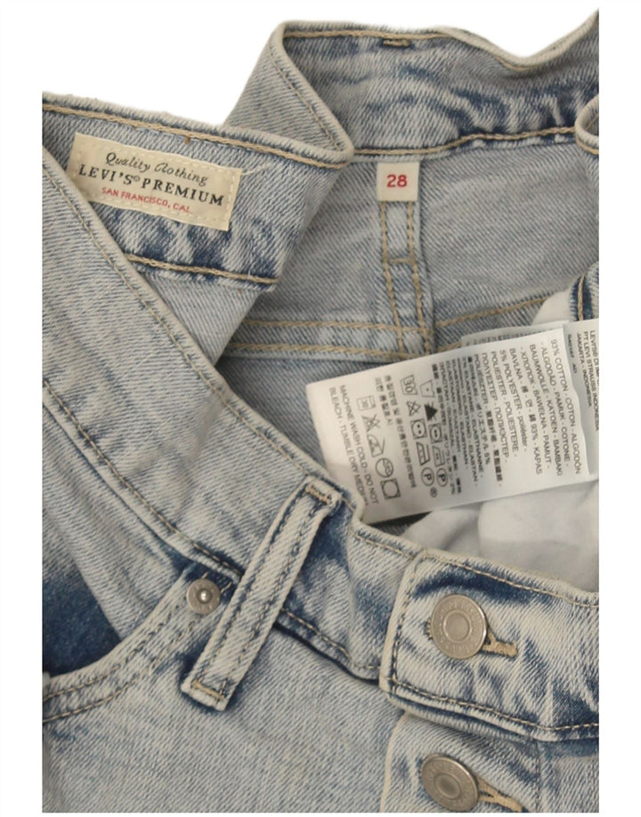 Levi's Dame-denimnederdel W28 Medium Blue Bomuld