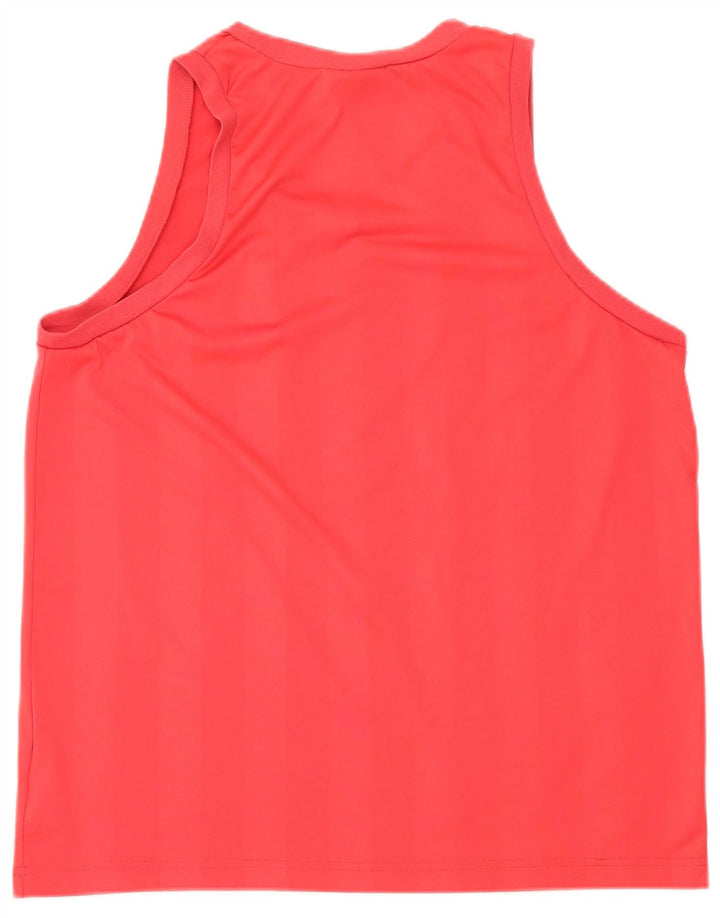 ADIDAS grafisk vest til mænd, stor rød polyester