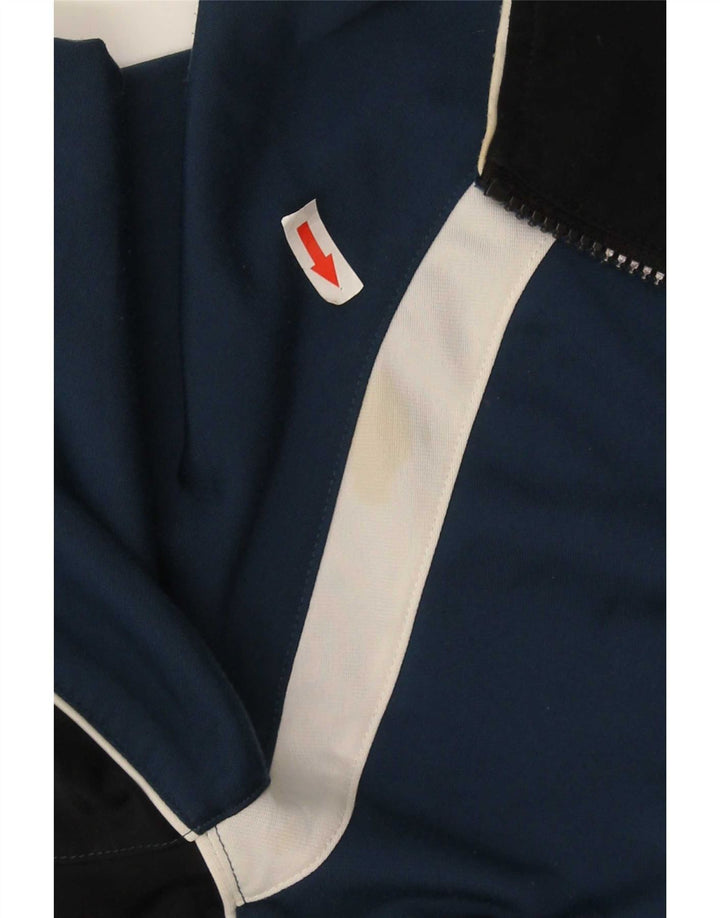 Champion Herre træningsdragt Top jakke Large Blue Colourblock Polyester