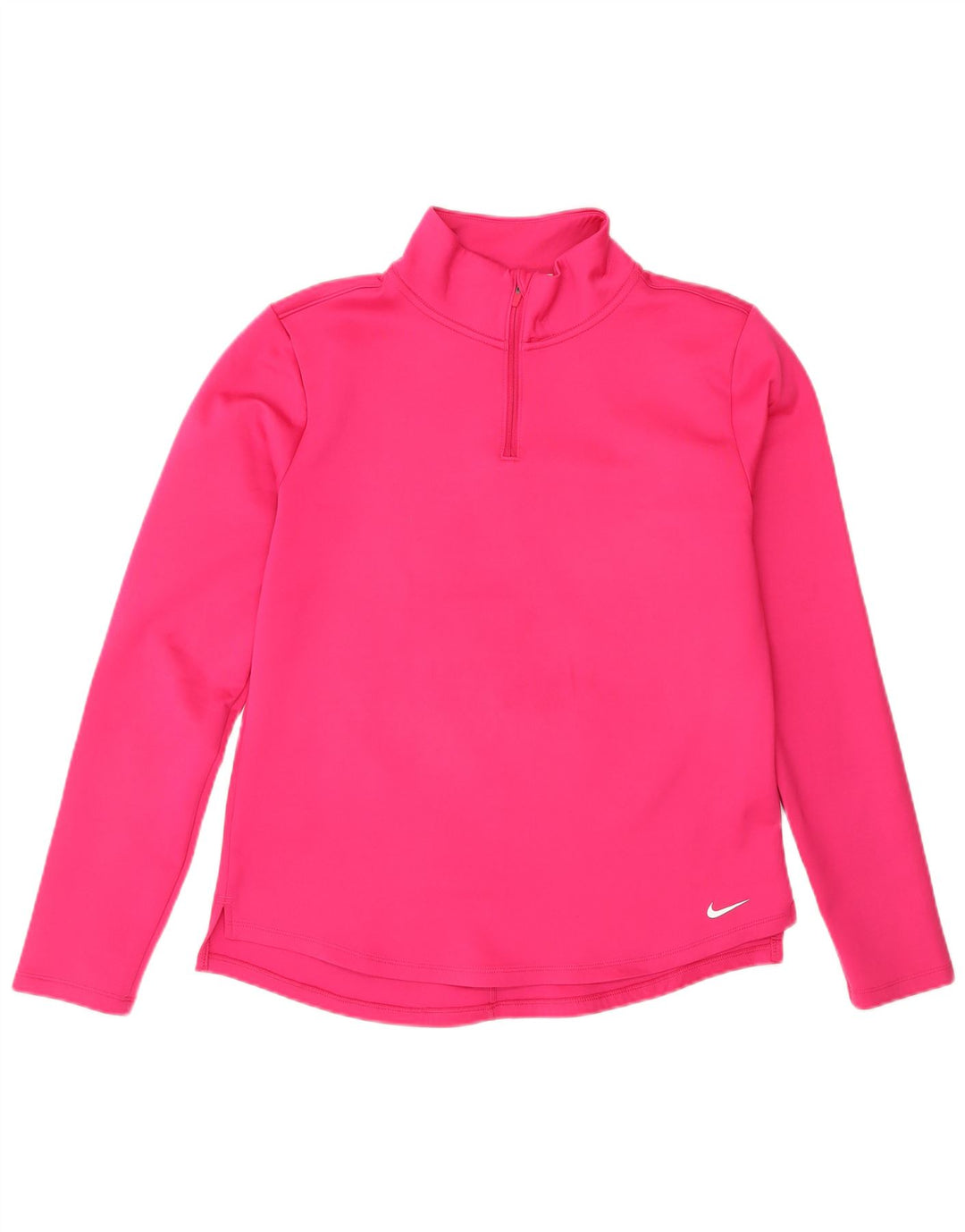 Nike sweater med lynlås til kvinder, træningsdragt Top UK 14 Medium Pink