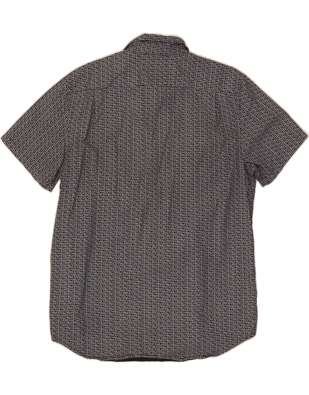 MICHAEL KORS Mens Classic Graphic Short Sleeve Shirt Large Black Cotton Vintage Michael Kors and Second-Hand Michael Kors from Messina Hembry 
