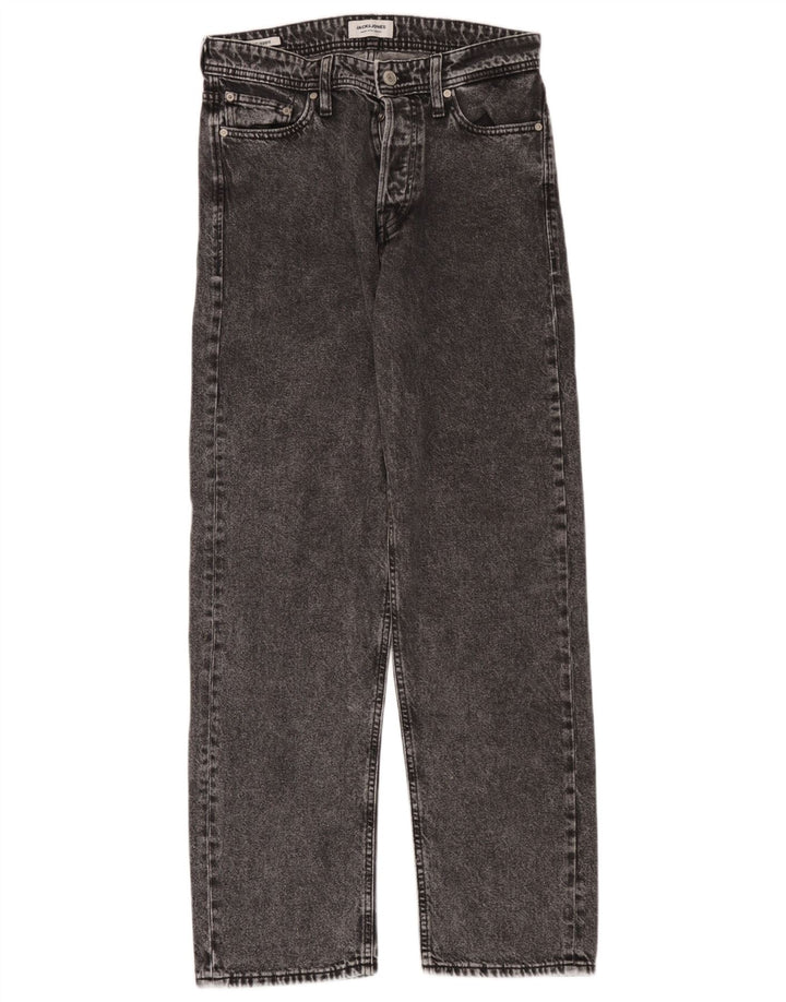 Jack & Jones Herre Eddie Straight Jeans W29 L34 Grå Bomuld