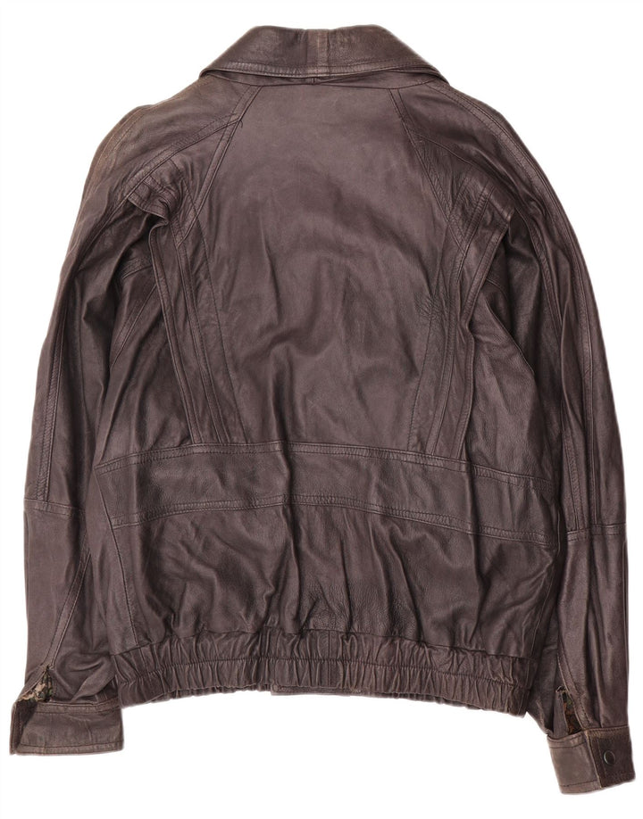 Vintage herre læderjakke UK 40 Stor brunt læder