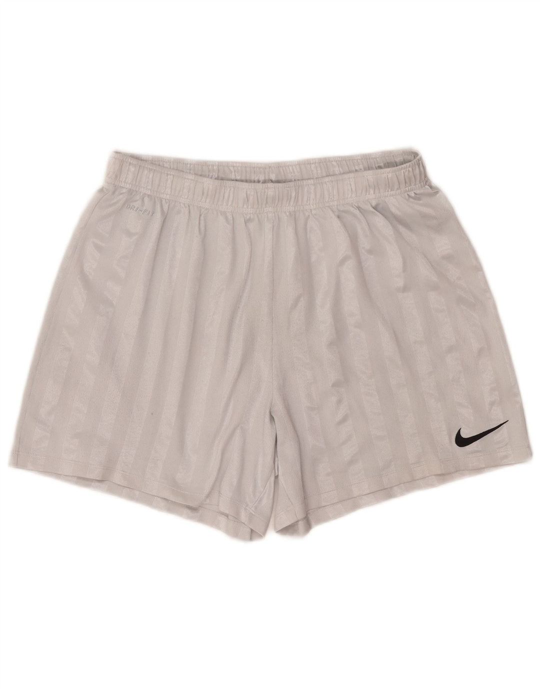Nike Herre Dri Fit Sportshorts XL Gråstribet polyester