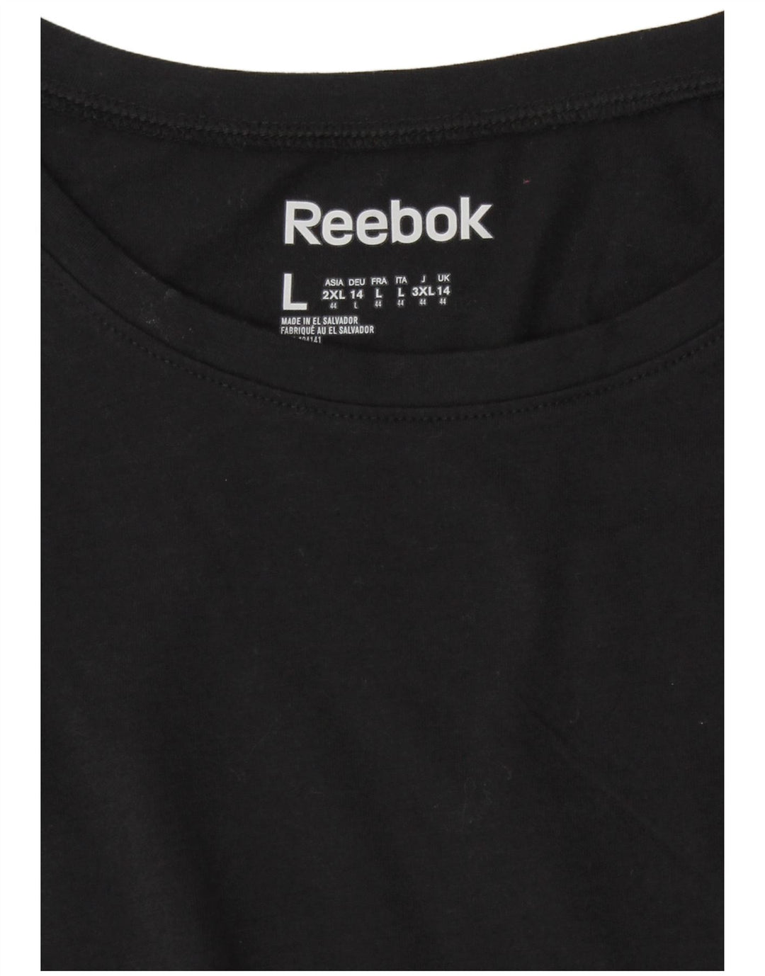 Reebok T-Shirt Top UK 14 Medium Sort