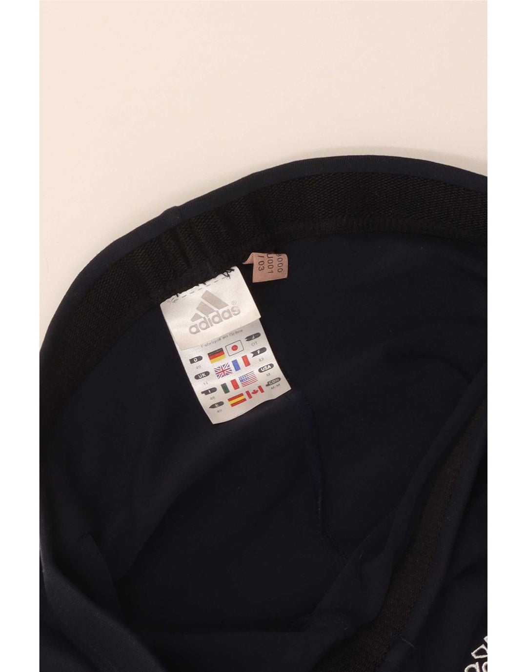 Adidas Dame Leggings UK 14 Large Navy Blue Polyamide