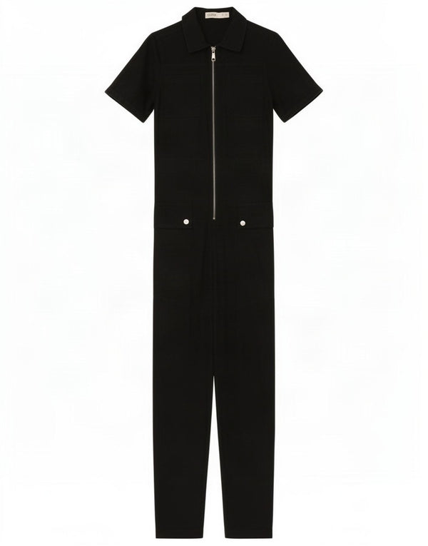Oasis Womens Oversized Jumpsuit UK 8 Small Black