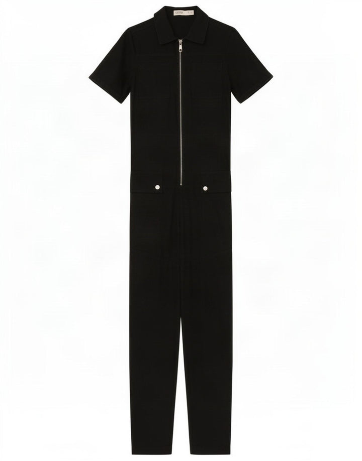 Oasis Womens Oversized Jumpsuit UK 8 Small Black