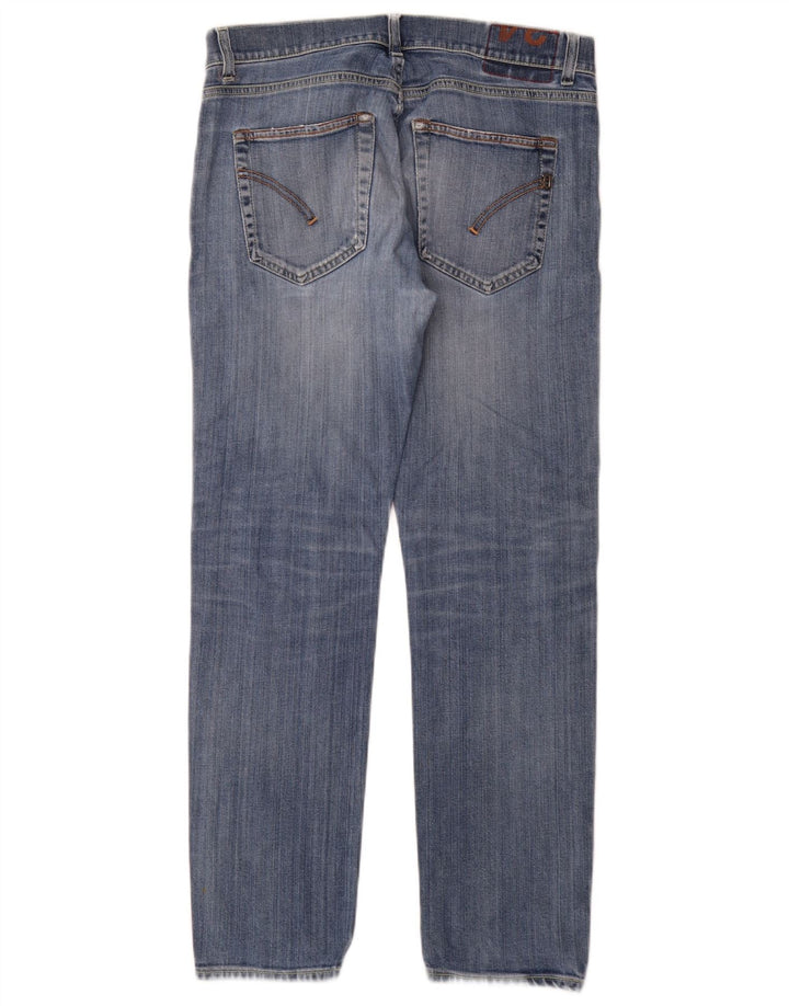 Dondup Herre Straight Jeans W34 L31 Blå Bomuld