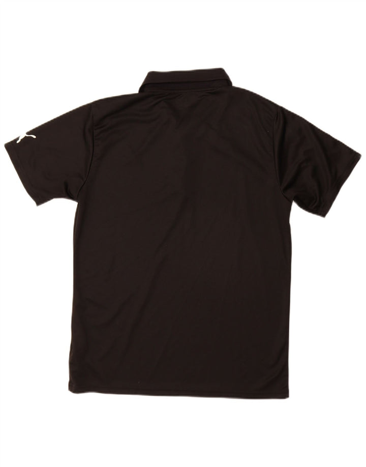 Puma Herre grafisk poloshirt Medium Sort Colourblock