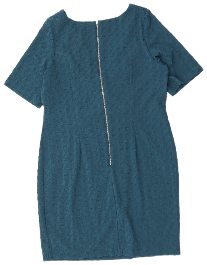 PER UNA Dame Skede Kjole UK 18 XL Blå Polyester