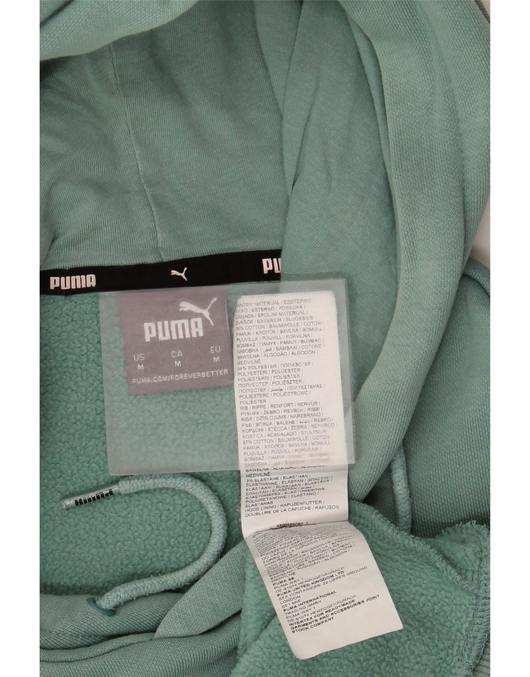 Puma Herre hættetrøje Jumper Medium Grøn Bomuld