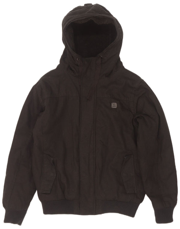 Brandit Herre hættepolstret bomberjakke UK 38 Medium Sort Polyester