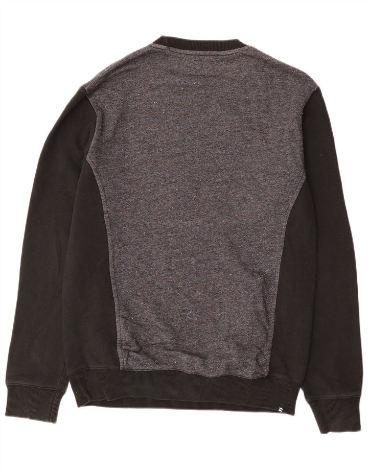 Billabong Herre Sweatshirt Jumper Lille Grå Colourblock Bomuld