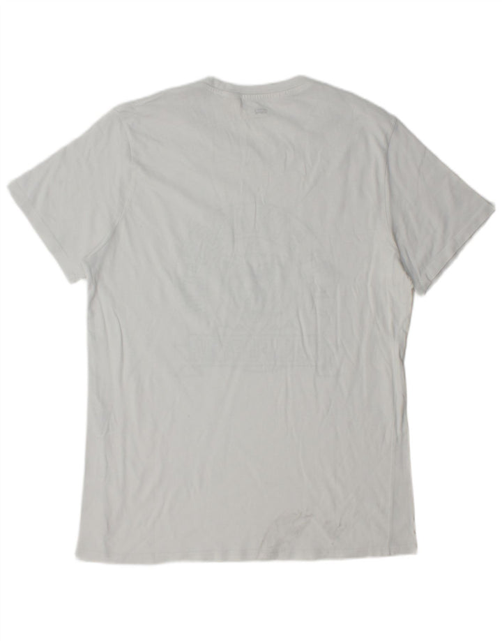 LEVI'S Herre Grafisk T-Shirt Top Stor Hvid
