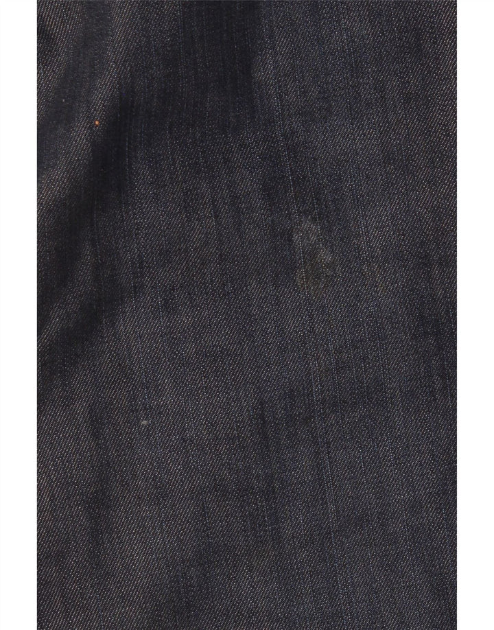Lee Womens Knox Straight Jeans W32 L30 Marineblå Bomuld