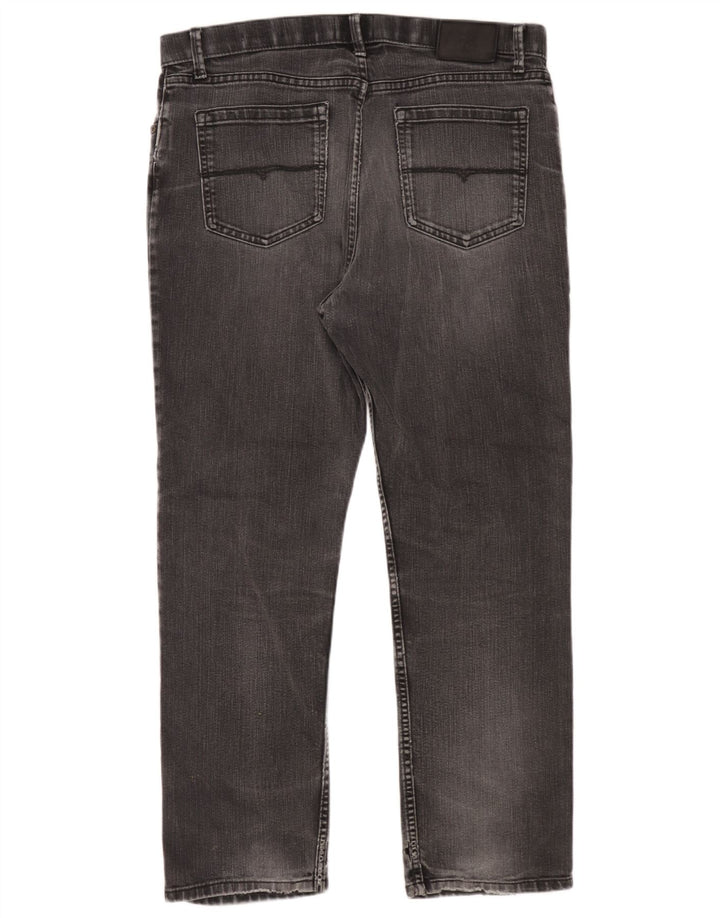 Marks & Spencer Herre Tapered Jeans W36 L29 Grå Bomuld