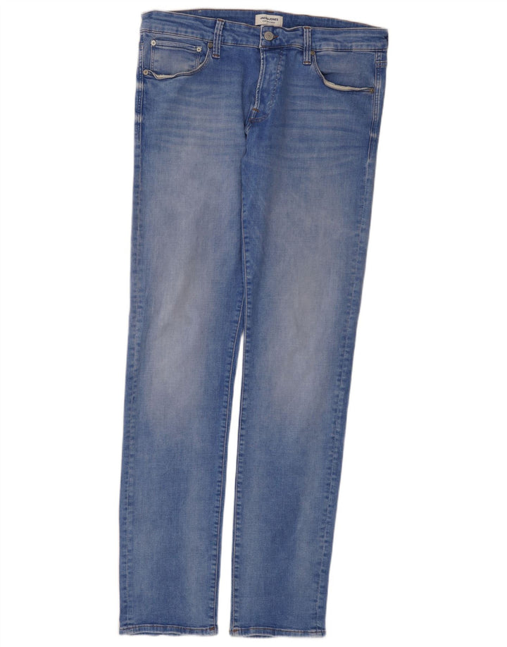 Jack & Jones Herre Slim Jeans W36 L36 Blå Bomuld