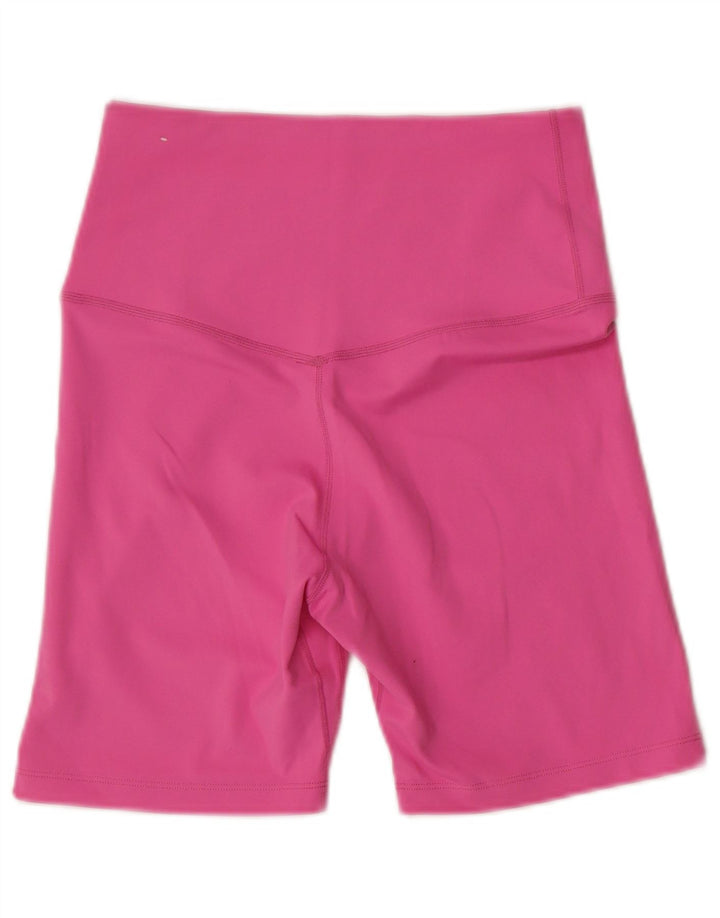 Nike Dame Dri Fit sportsshorts UK 8 Small Pink Polyester