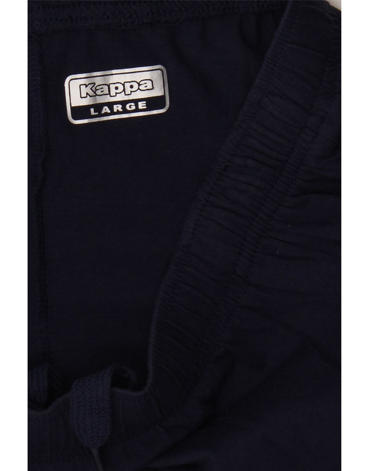 KAPPA Mens Sport Shorts Large  Navy Blue Vintage Kappa and Second-Hand Kappa from Messina Hembry 
