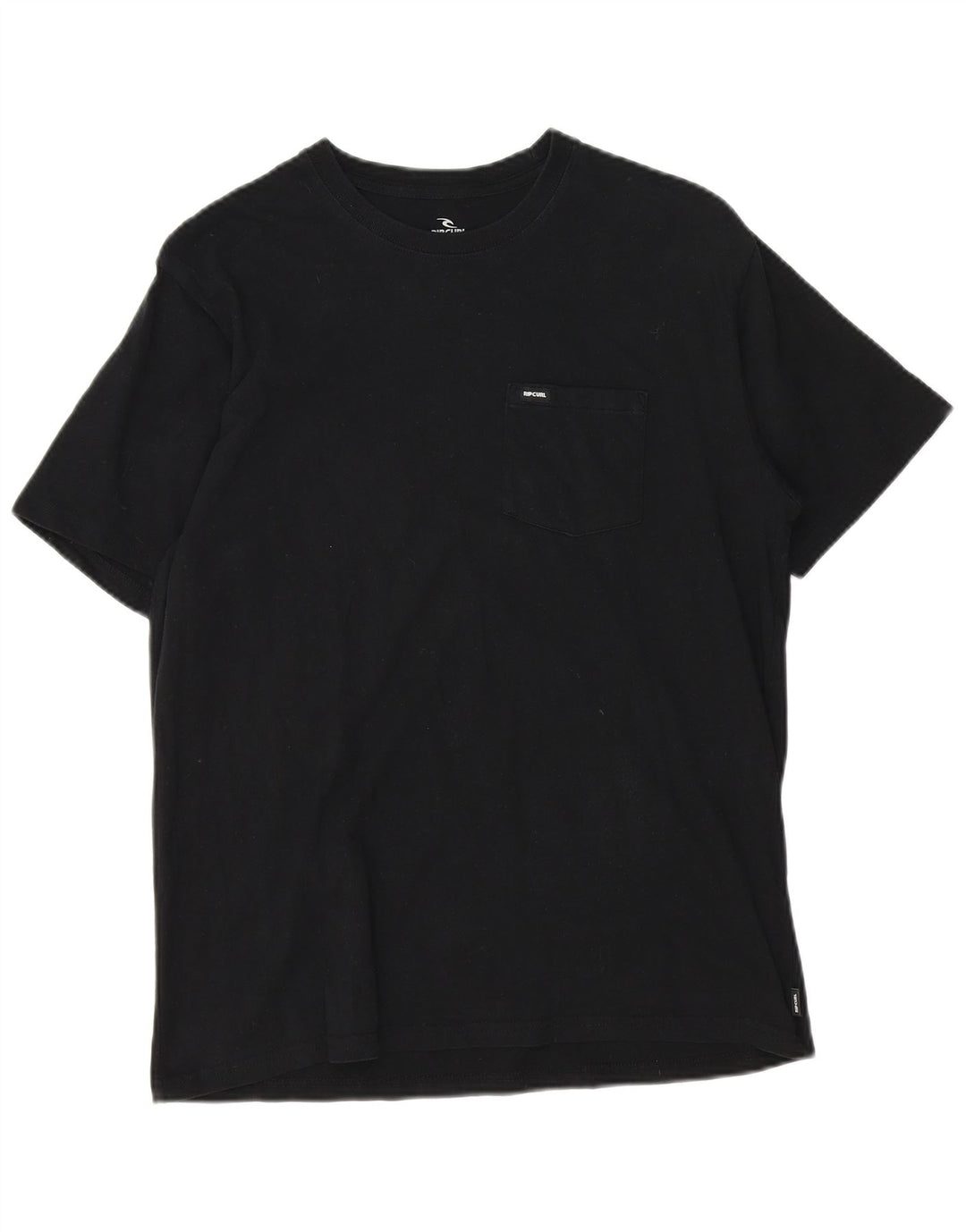 Rip Curl Herre Standard Fit T-Shirt Top Medium Sort