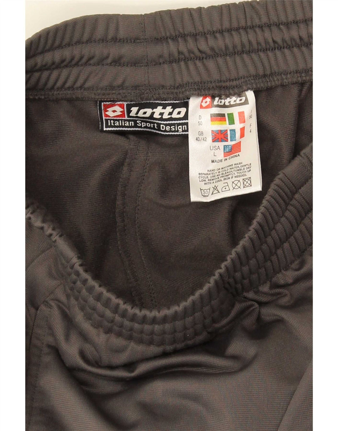 Lotto Herre træningsdragt Bukser UK 40/42 Large Grå Polyester