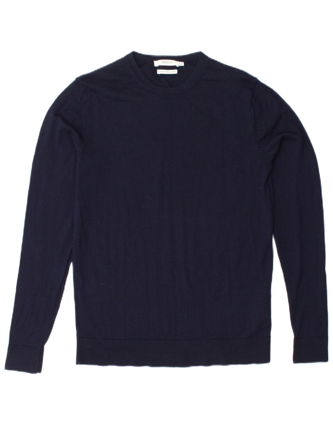 JACK & JONES Herre sweater med rund hals, lille marineblå uld