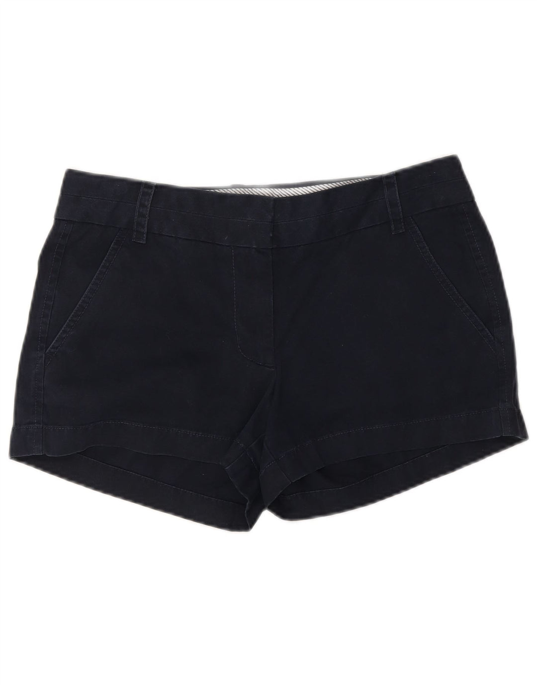 J. CREW Chino-shorts til kvinder US 4 Small W28 Marineblå Bomuld