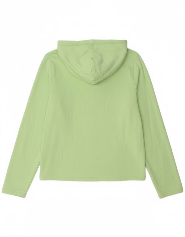 Tommy Hilfiger hættetrøje med lynlås til piger 13-14 år XL Grøn bomuld