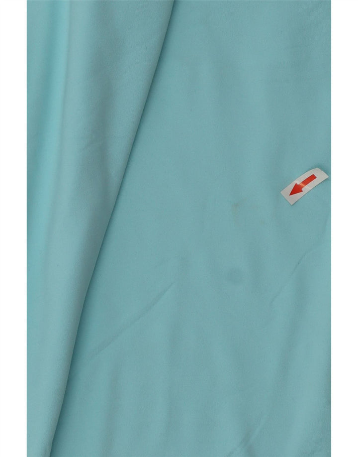 NIKE Dame Dri Fit hættetop Langærmet UK 10 Lille blå polyester