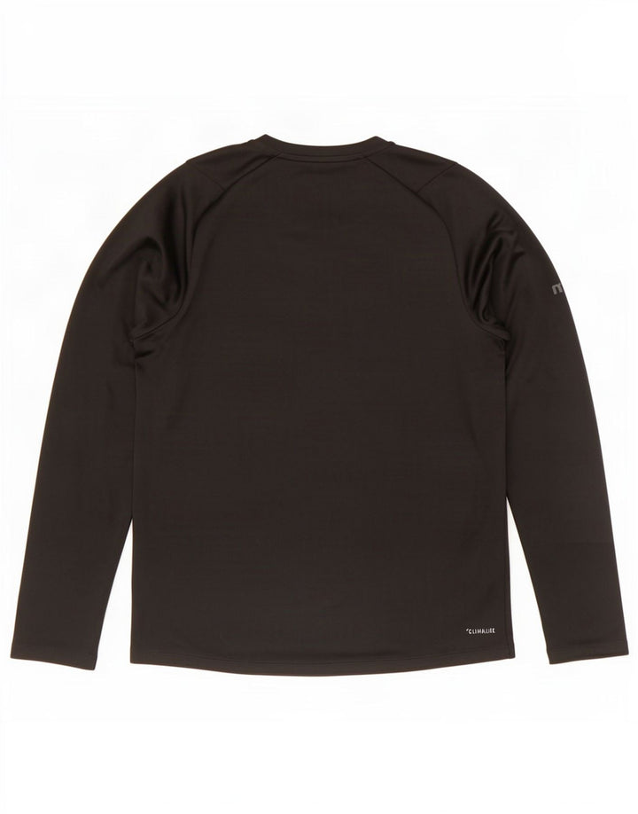 Adidas Herre Climalite Top Langærmet Medium Sort Polyester