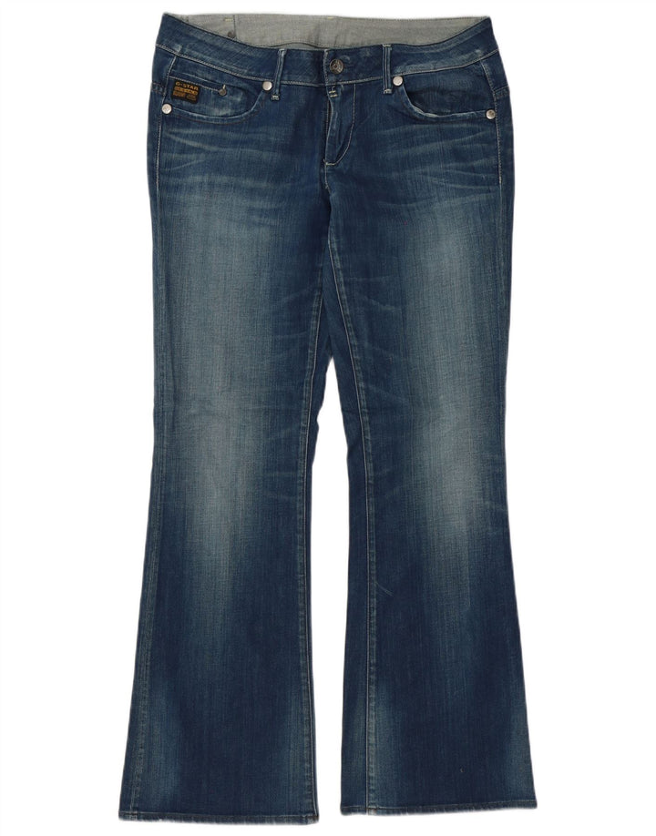 G-Star Dame Flared Jeans W33 L32 Blå Bomuld