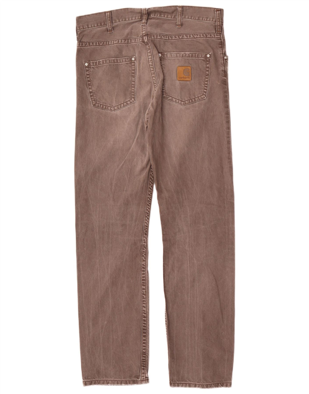Carhartt Straight Jeans til mænd W30 L32 Grå bomuld