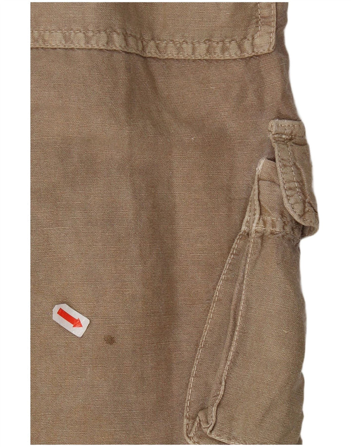 Armani Herre Cargo Bermuda Shorts W29 Små beige hør
