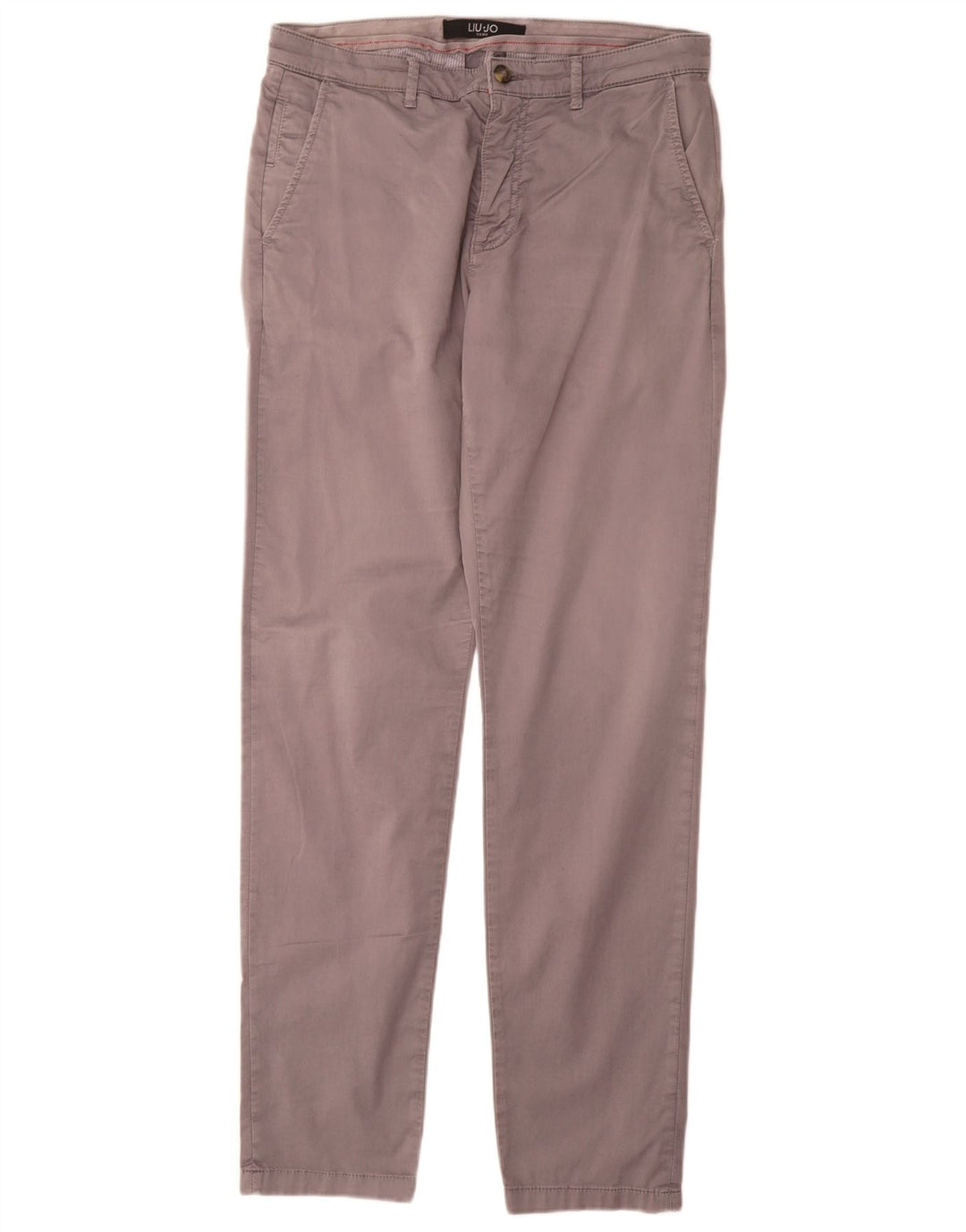 Liu Jo Herre Slim Chino Bukser IT 46 Small W30 L32 Grå Bomuld