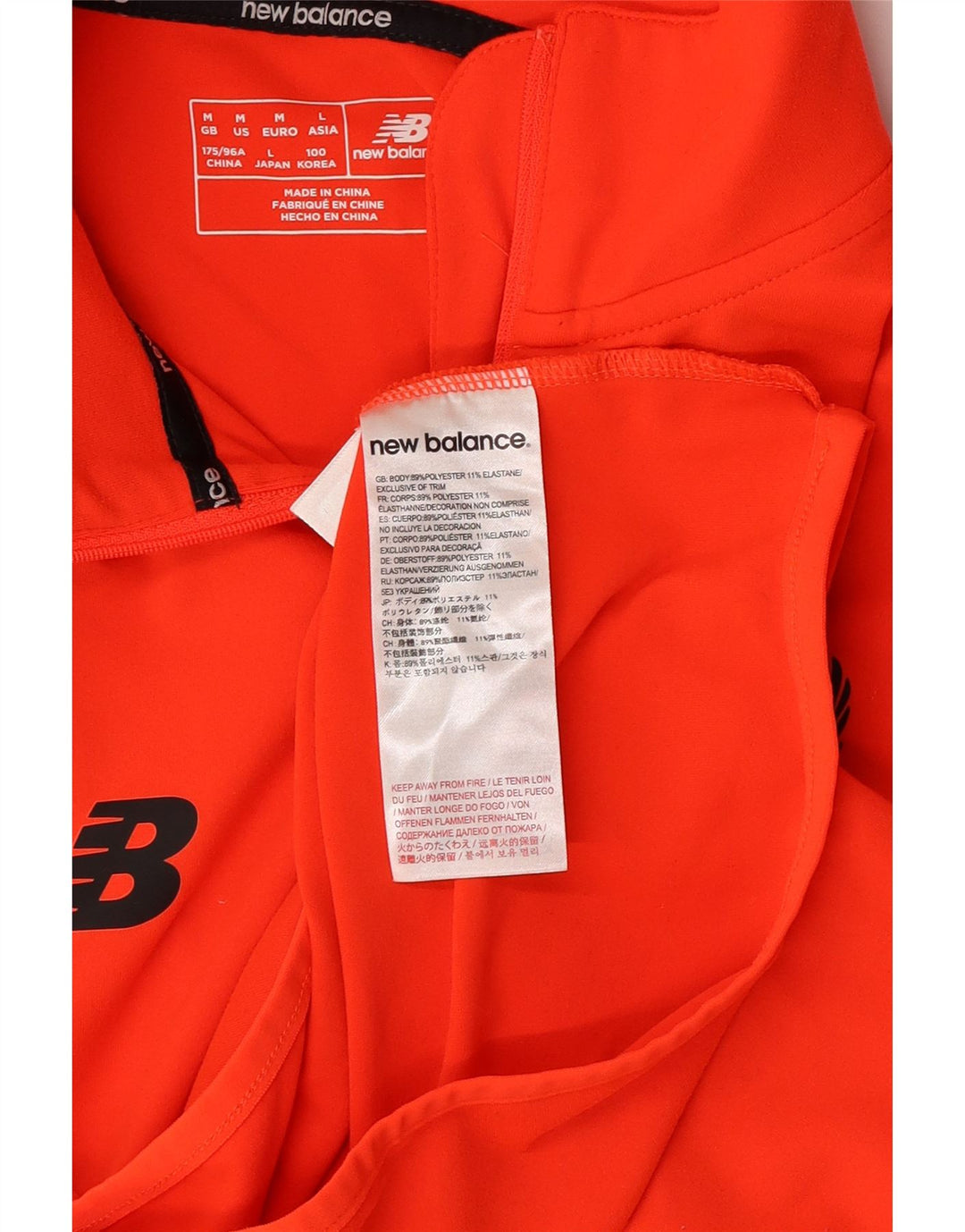 New Balance Herre Liverpool Grafisk Pullover Træningsdragt Top Medium Orange