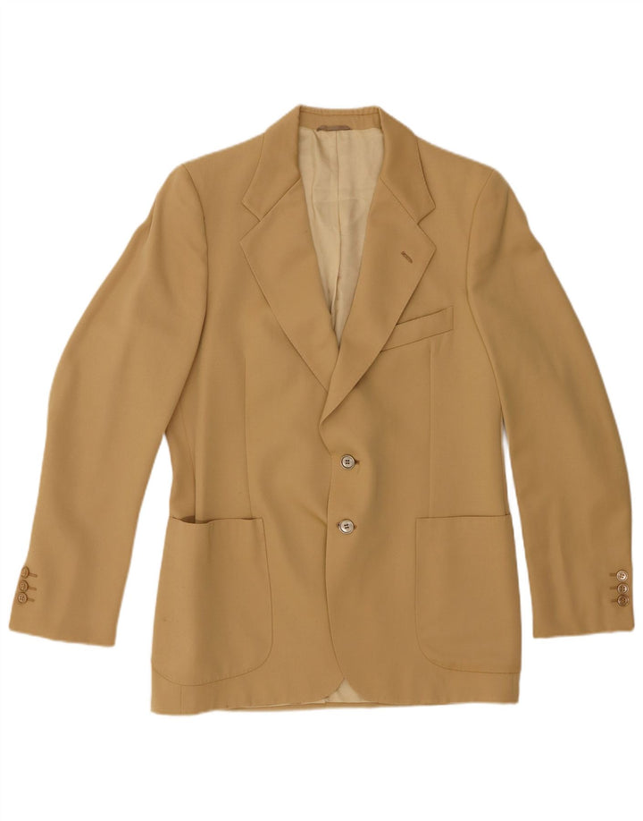 Vintage herre 2-knaps blazerjakke IT 50 Large Beige