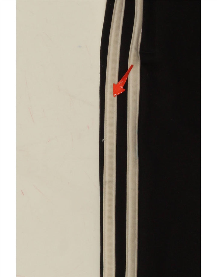 ADIDAS Boys Aeroready Tracksuit Trousers 13-14 Years Black Polyester
