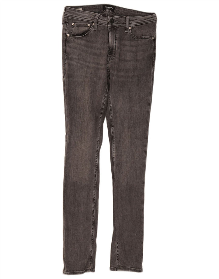 Jack & Jones Herre Skinny Jeans W32 L31 Grå Bomuld