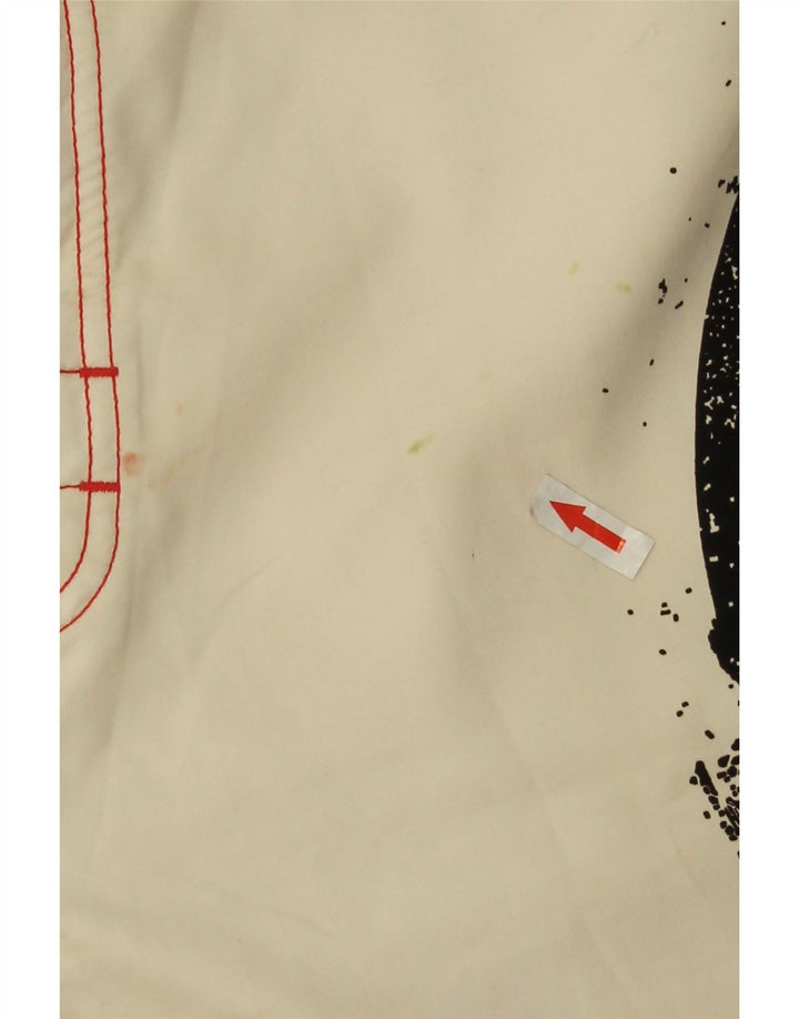 Quiksilver grafiske badeshorts til mænd store hvide Colourblock Polyester