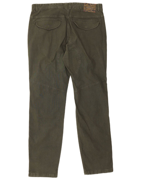 MISTRAL Slim Chino-bukser til mænd IT 54 2XL W38 L33 Khaki Bomuld